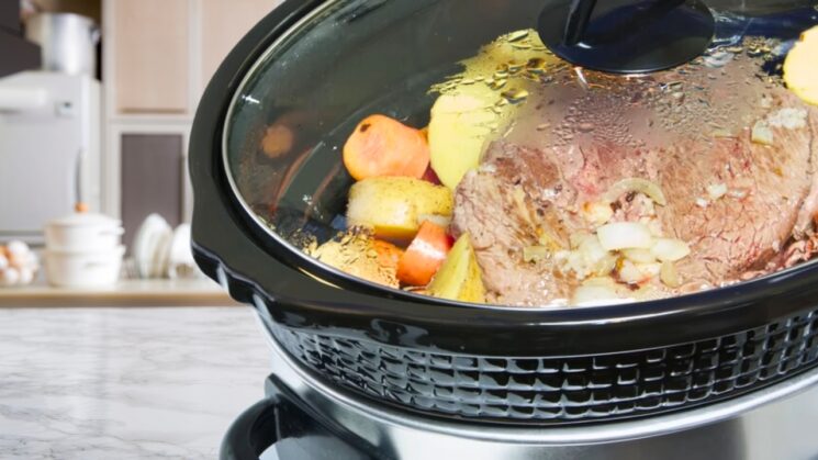 Slow cooking softening meat fibers